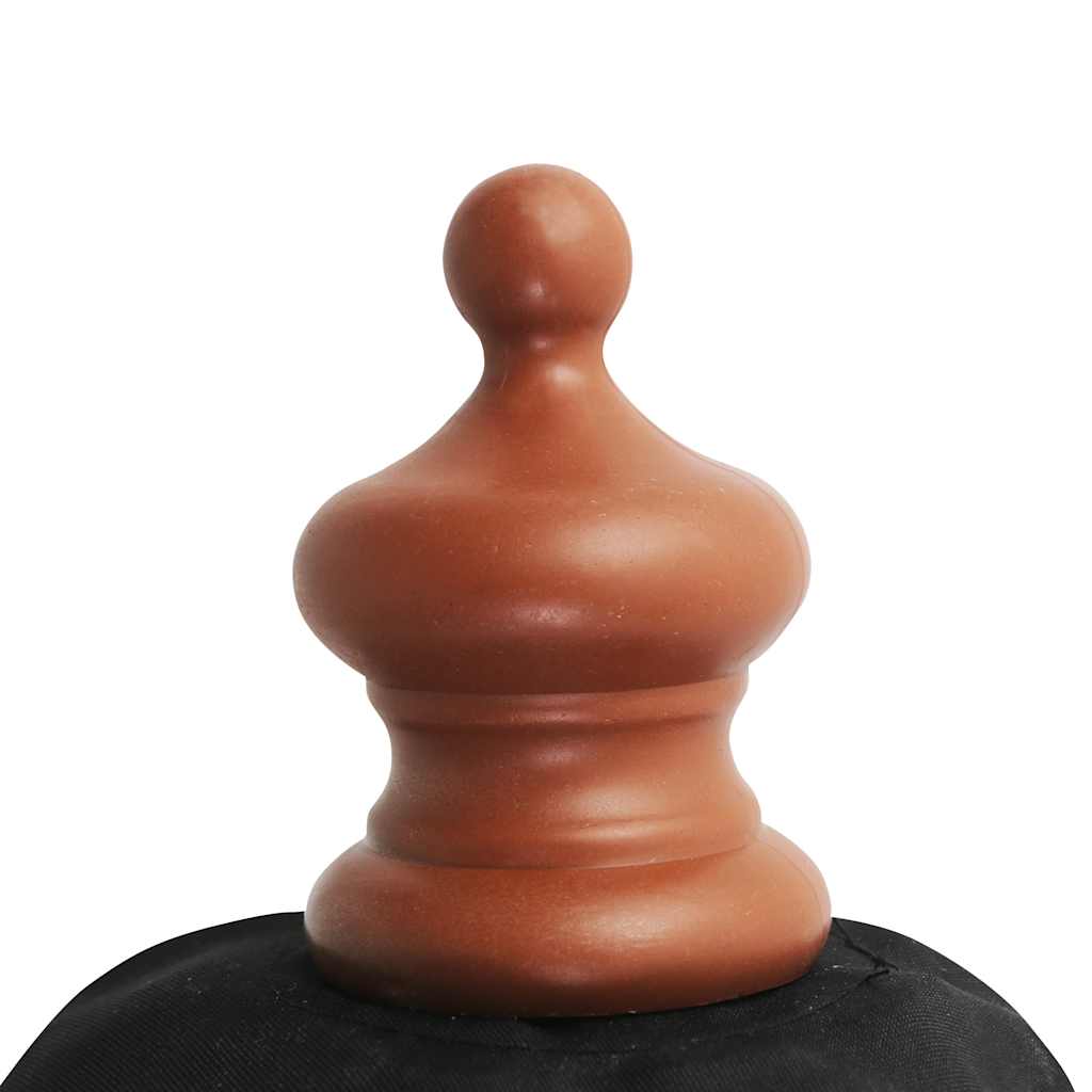 Fekete kültéri napernyő farúddal 350 cm 4