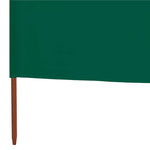 Zöld 5 paneles szövet szélfogó 600 x 120 cm 5