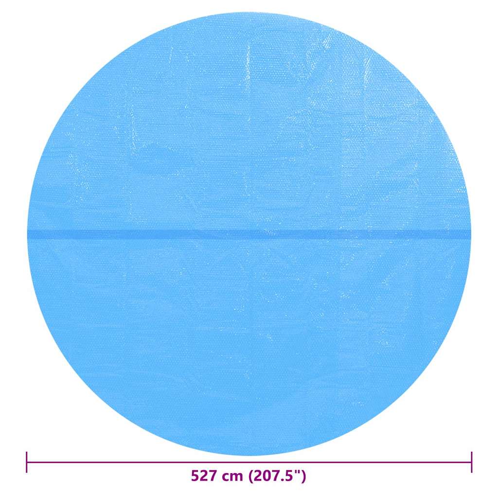 Kék polietilén medencetakaró 527 cm 6