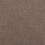 Tópszínű szövet LED-es ágykeret hidraulikus tárolóval 120x200cm 12