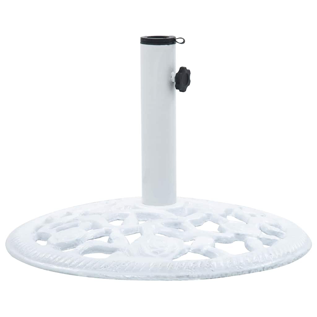 Fehér öntöttvas napernyőtalp 12 kg 48 cm 4