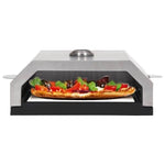Pizzasütő kerámialappal gázüzemű/faszenes grillezőhöz 4