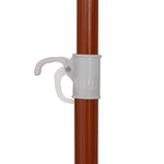 Tópszínű napernyő acélrúddal 180 cm 3