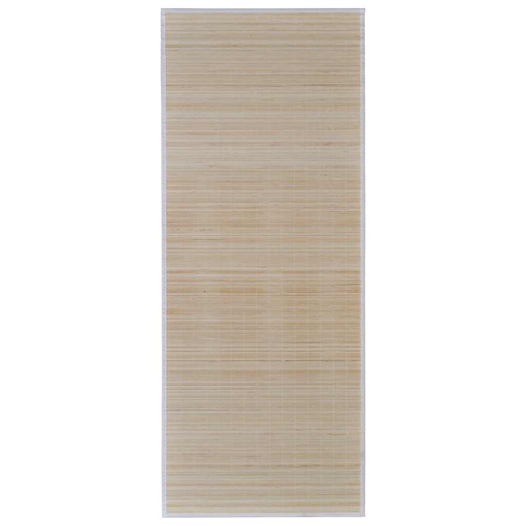 2 db téglalap alakú természetes bambuszszőnyeg 120 x 180 cm 3