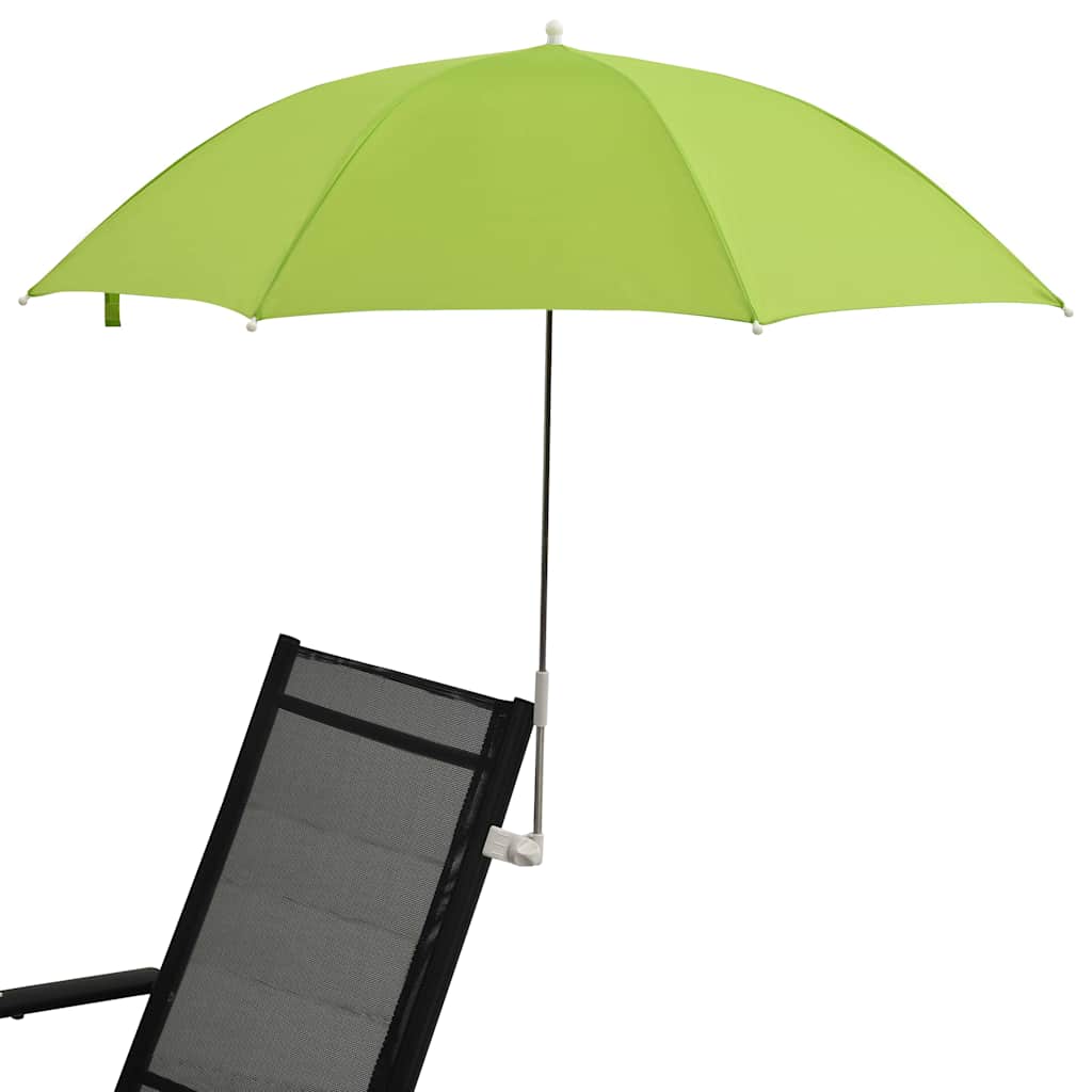 2 db zöld napernyő kempingszékhez 105 cm 4