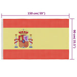 Spanyol zászló 90 x 150 cm 5