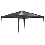Antracitszürke rendezvénysátor 4 x 4 m 90 g/m² 2