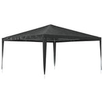 Antracitszürke rendezvénysátor 4 x 4 m 90 g/m² 5