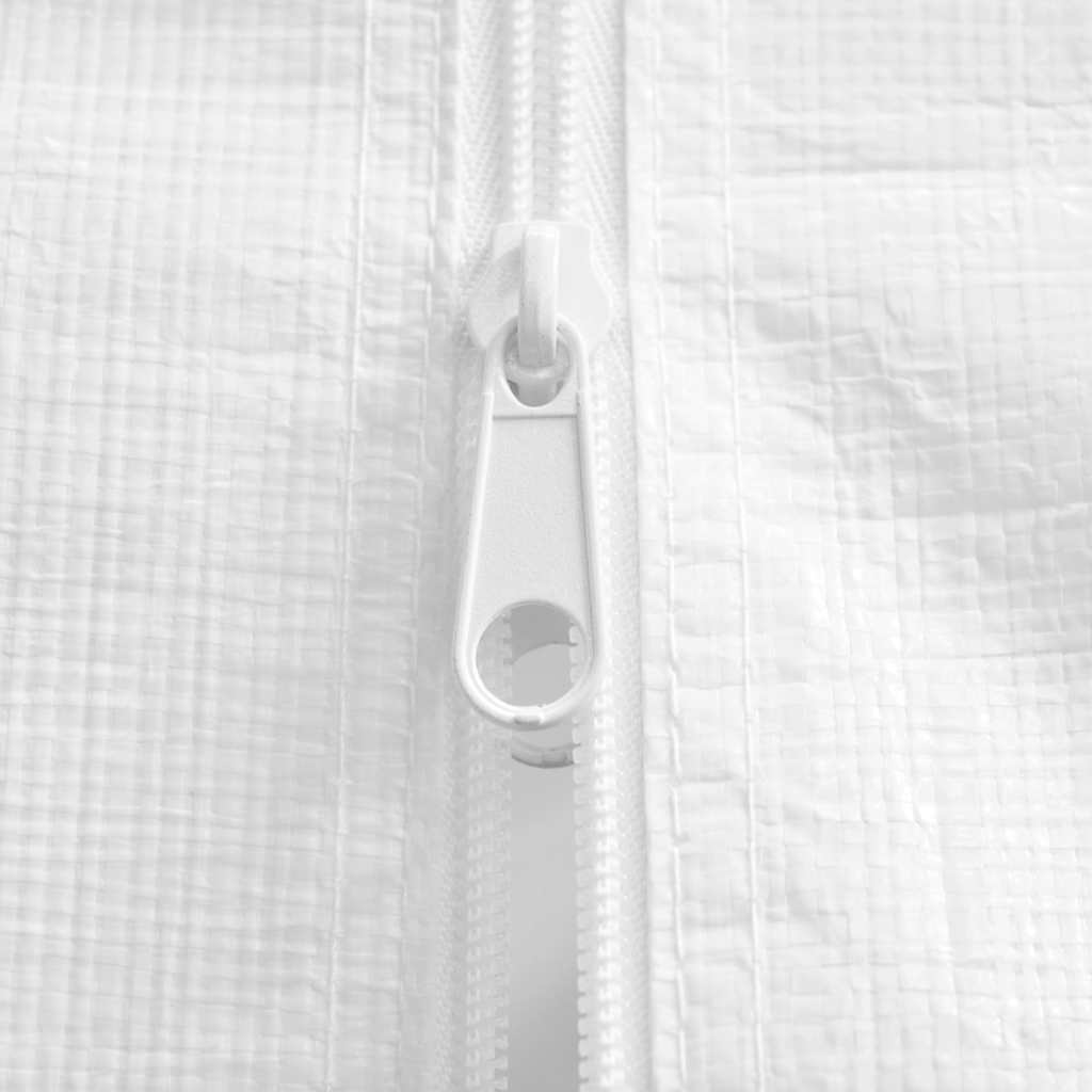 Fehér rendezvénysátor oldalfalakkal 2,5 x 2,5 m 90 g/m² 8