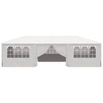 Fehér rendezvénysátor oldalfalakkal 4 x 9 m 90 g/m² 4