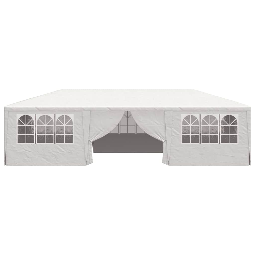 Fehér rendezvénysátor oldalfalakkal 4 x 9 m 90 g/m² 4