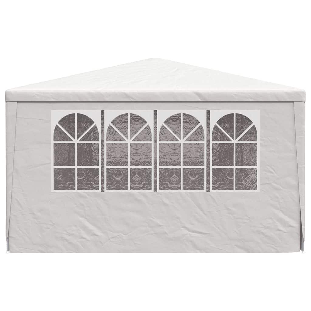 Fehér rendezvénysátor oldalfalakkal 4 x 9 m 90 g/m² 5