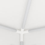 Fehér rendezvénysátor oldalfalakkal 4 x 9 m 90 g/m² 7