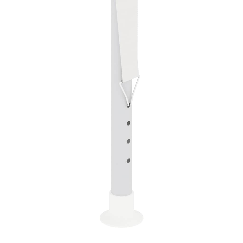 Fehér rendezvénysátor oldalfalakkal 4 x 9 m 90 g/m² 9
