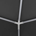 Antracitszürke rendezvénysátor oldalfalakkal 4 x 9 m 90 g/m² 7