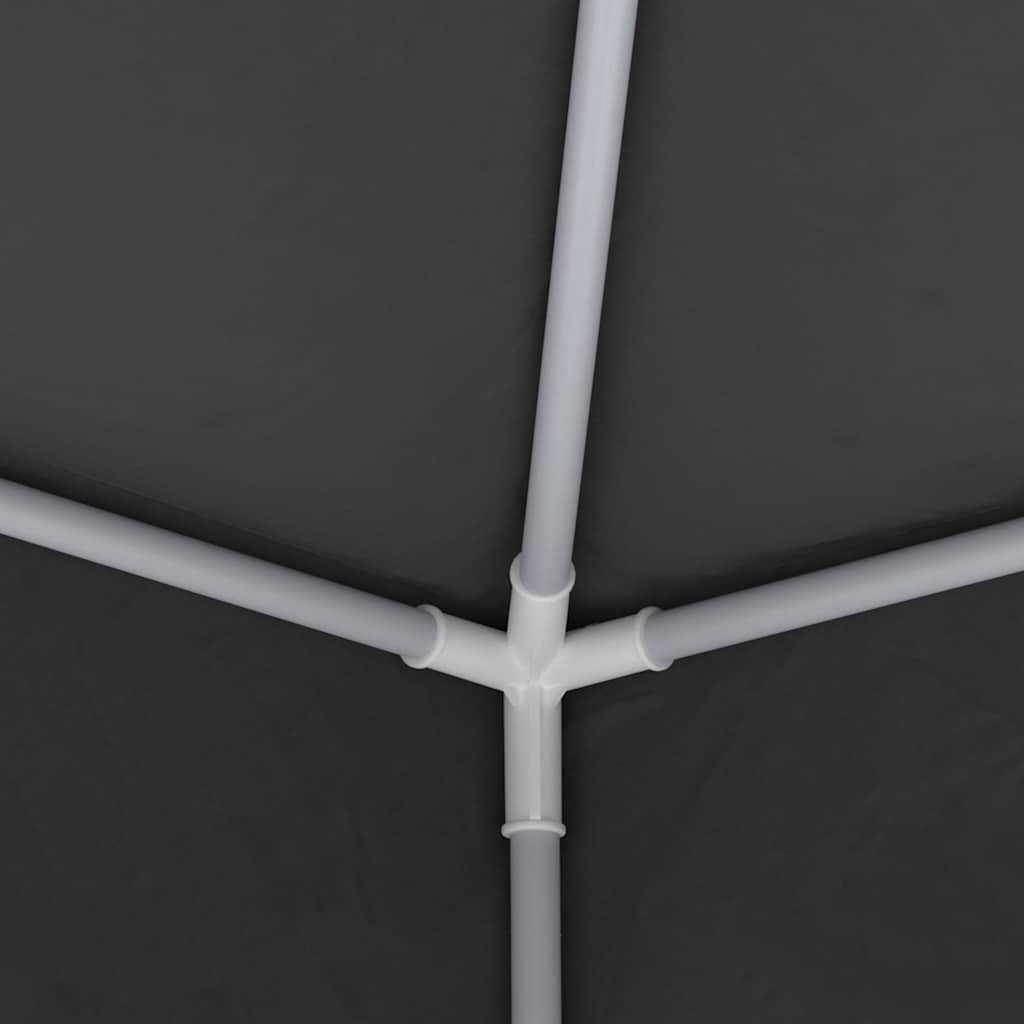 Antracitszürke rendezvénysátor oldalfalakkal 4 x 9 m 90 g/m² 7