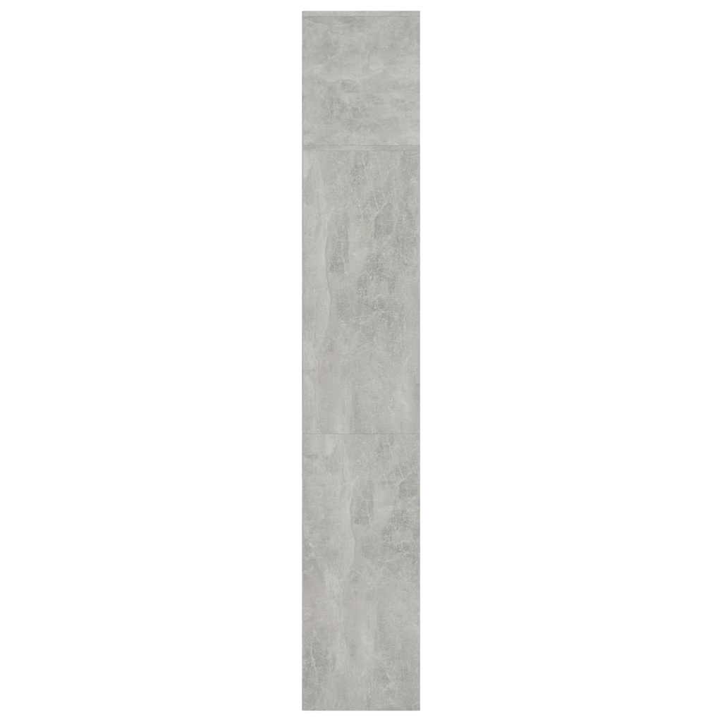 3-részes betonszürke könyv-/TV-szekrényszett 180 x 30 x 180 cm 5