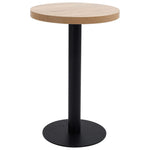 Világosbarna MDF bisztróasztal 50 cm