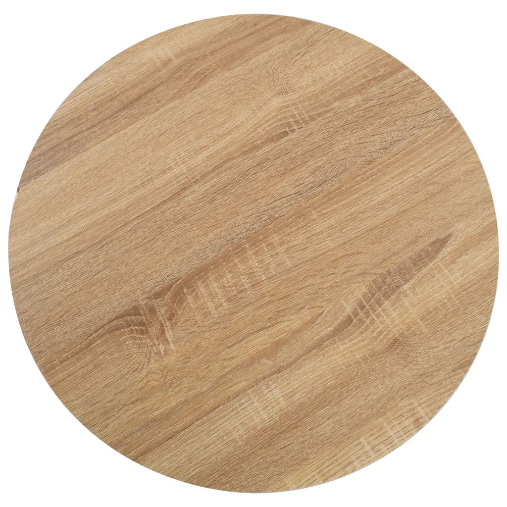 Világosbarna MDF bisztróasztal 50 cm 2