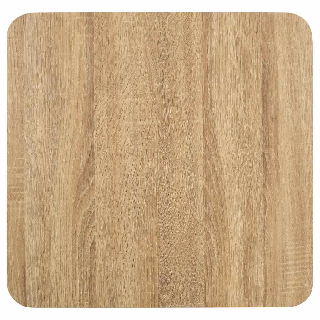 Világosbarna MDF bisztróasztal 50 x 50 cm 4
