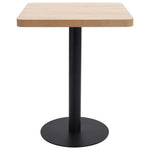 Világosbarna MDF bisztróasztal 60 x 60 cm 2