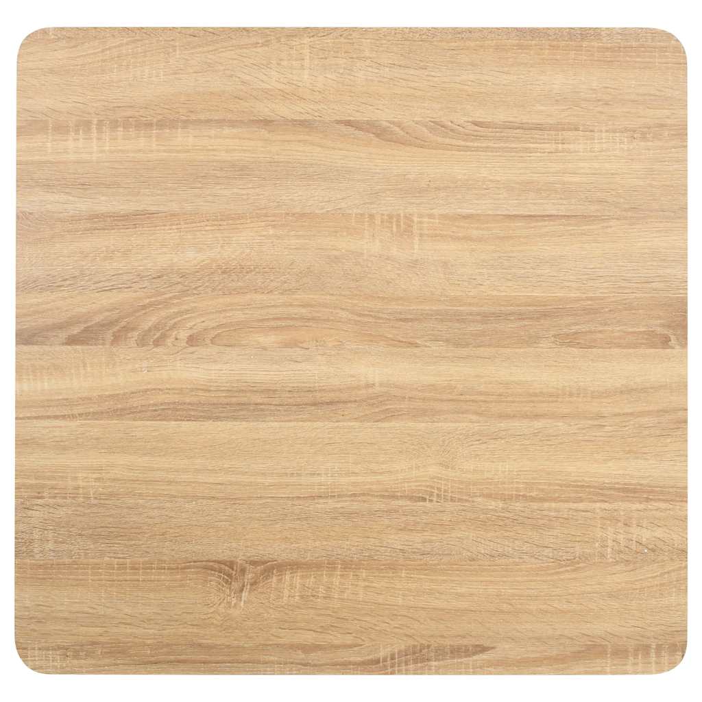 Világosbarna MDF bisztróasztal 80 x 80 cm 3