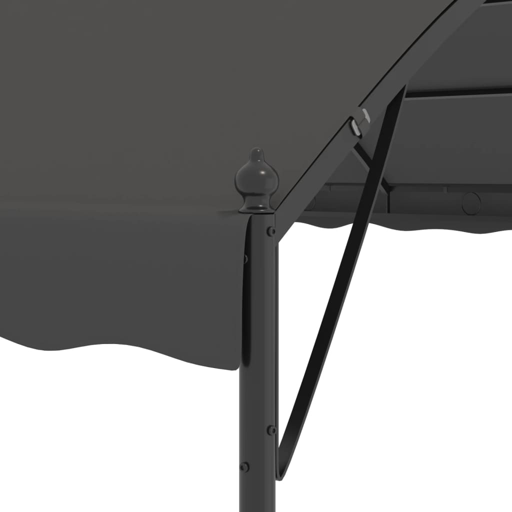 Antracitszürke napellenző 3 x 4 m 5