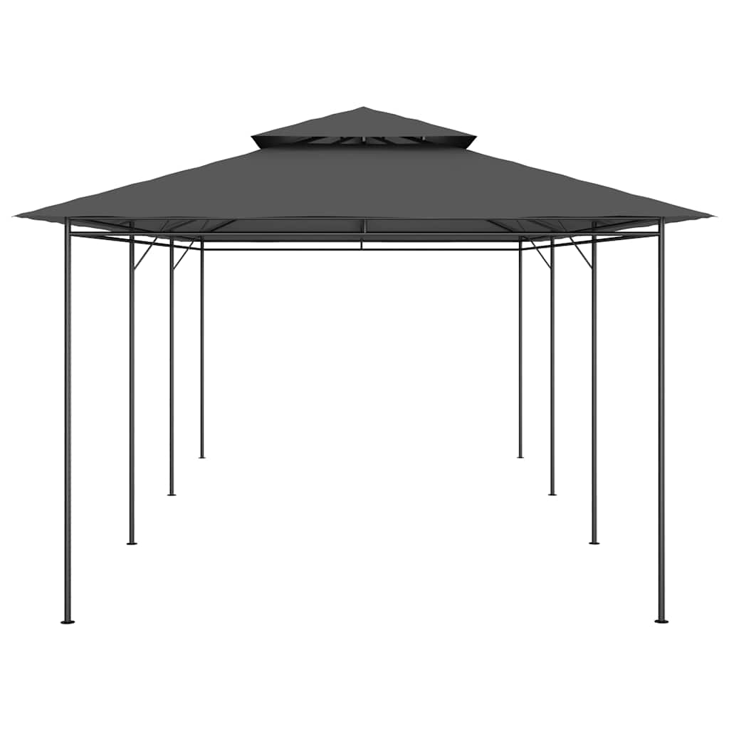 Antracitszürke pavilon 600 x 298 x 270 cm 3
