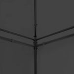 Antracitszürke pavilon 600 x 298 x 270 cm 5