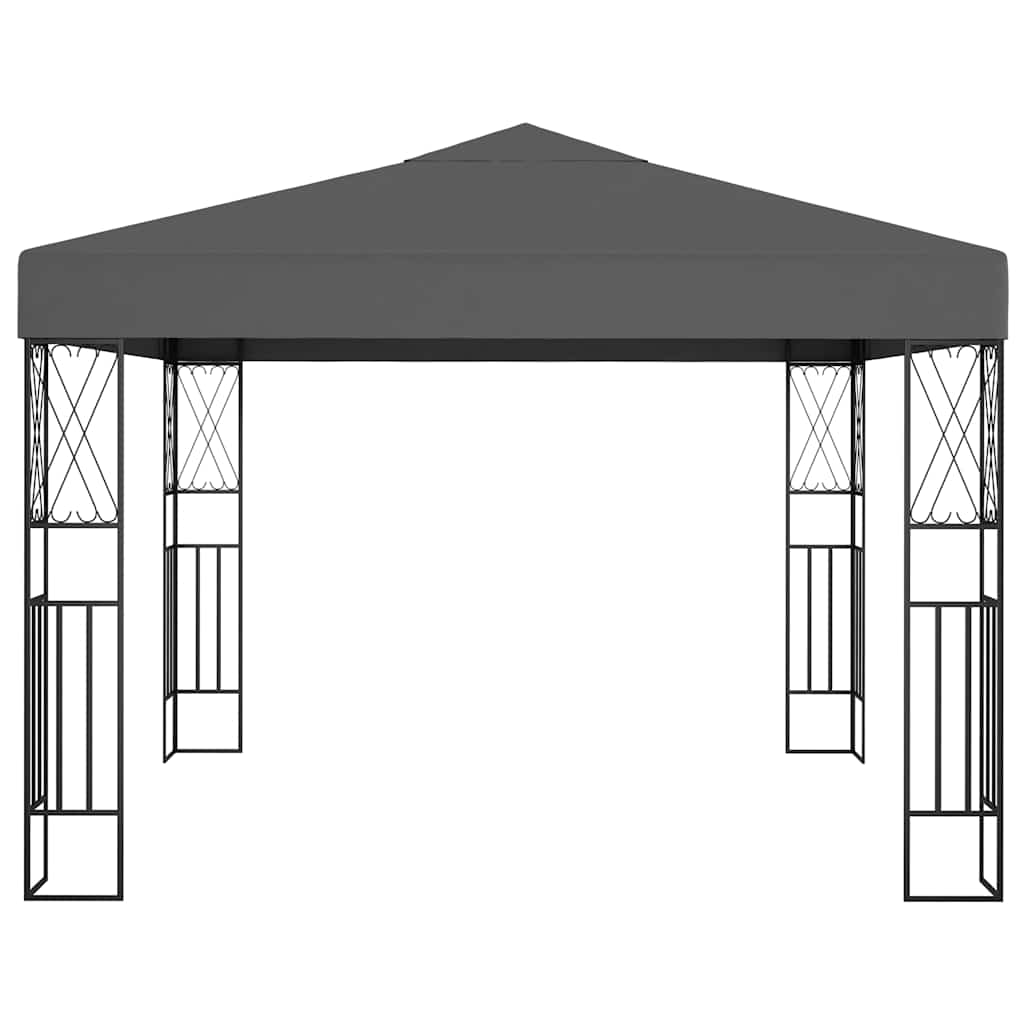 Antracitszürke pavilon 3 x 3 m 2