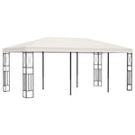 Krémszínű szövetpavilon 3 x 6 m