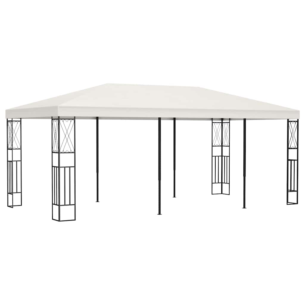 Krémszínű szövetpavilon 3 x 6 m