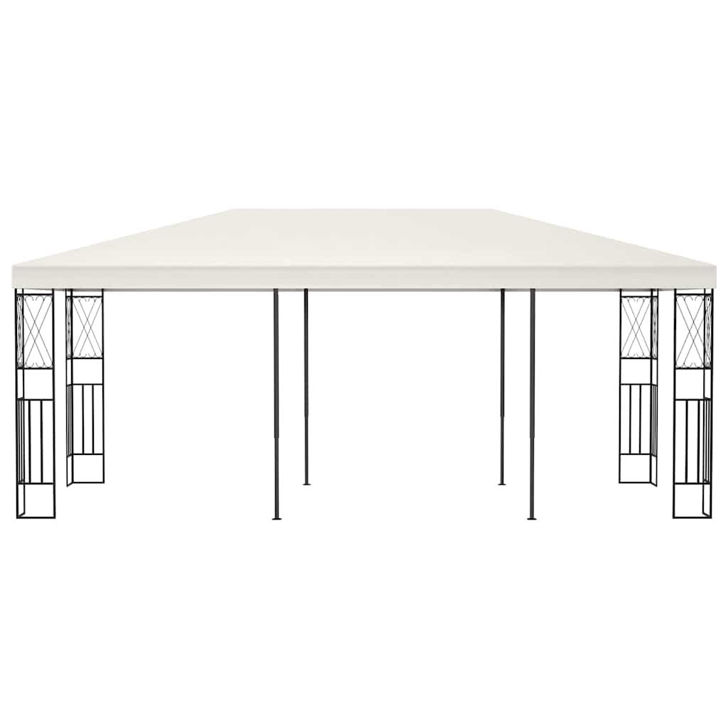 Krémszínű szövetpavilon 3 x 6 m 2