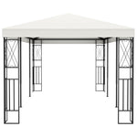 Krémszínű szövetpavilon 3 x 6 m 3