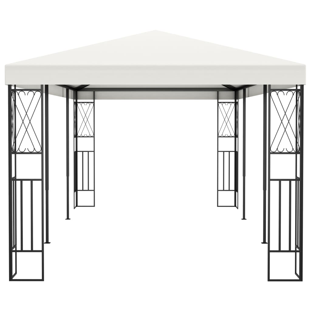 Krémszínű szövetpavilon 3 x 6 m 3