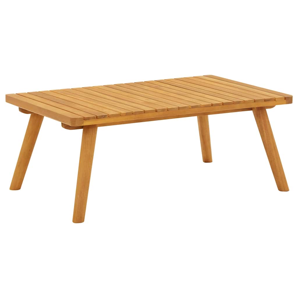 Tömör akácfa kerti dohányzóasztal 90 x 55 x 35 cm 2