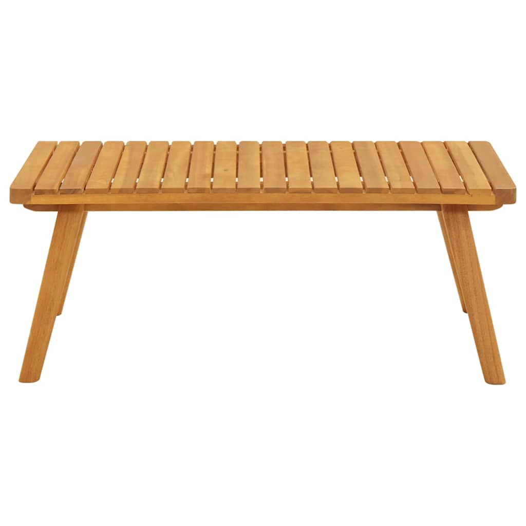 Tömör akácfa kerti dohányzóasztal 90 x 55 x 35 cm 4