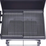 Fekete faszén tüzelésű grillsütő alsó polccal 6