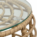 3-darabos tölgyszínű polyrattan bisztrószett 3