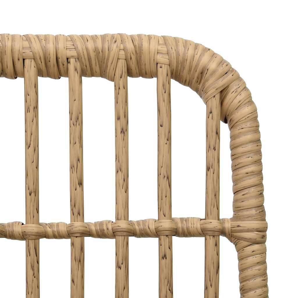 3-darabos tölgyszínű polyrattan bisztrószett 6