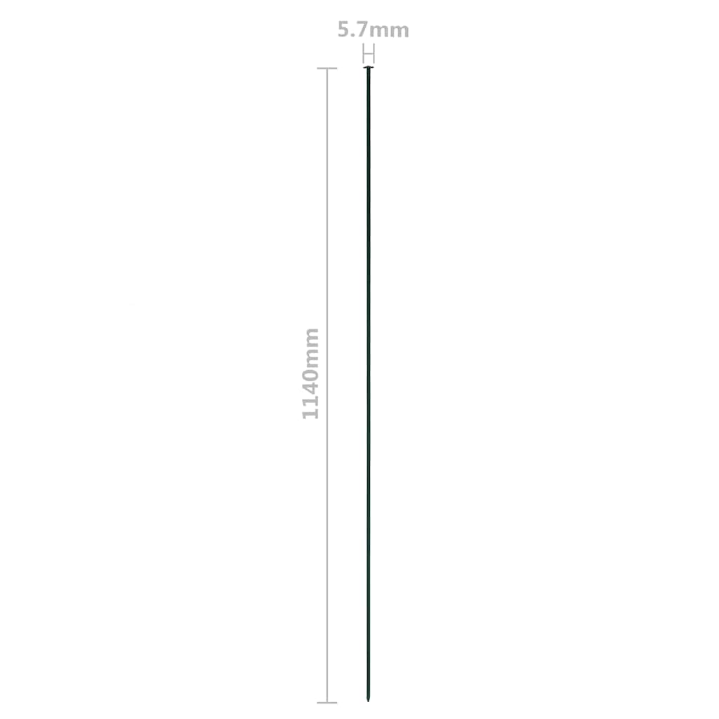 Zöld kerti kerítés szett 115 x 79 cm 8