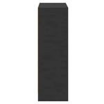 Fekete szerelt fa könyvespolc 60 x 24 x 76 cm 6
