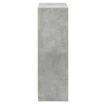 Betonszürke szerelt fa könyvespolc 60 x 24 x 76 cm 6