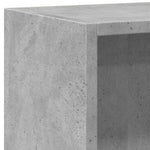 Betonszürke szerelt fa könyvespolc 60 x 24 x 76 cm 7