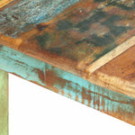 Tömör újrahasznosított fa étkezőasztal 140 x 70 x 76 cm 6