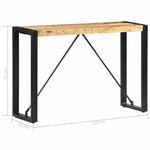 Tömör mangófa tálalóasztal 110 x 35 x 76 cm 5