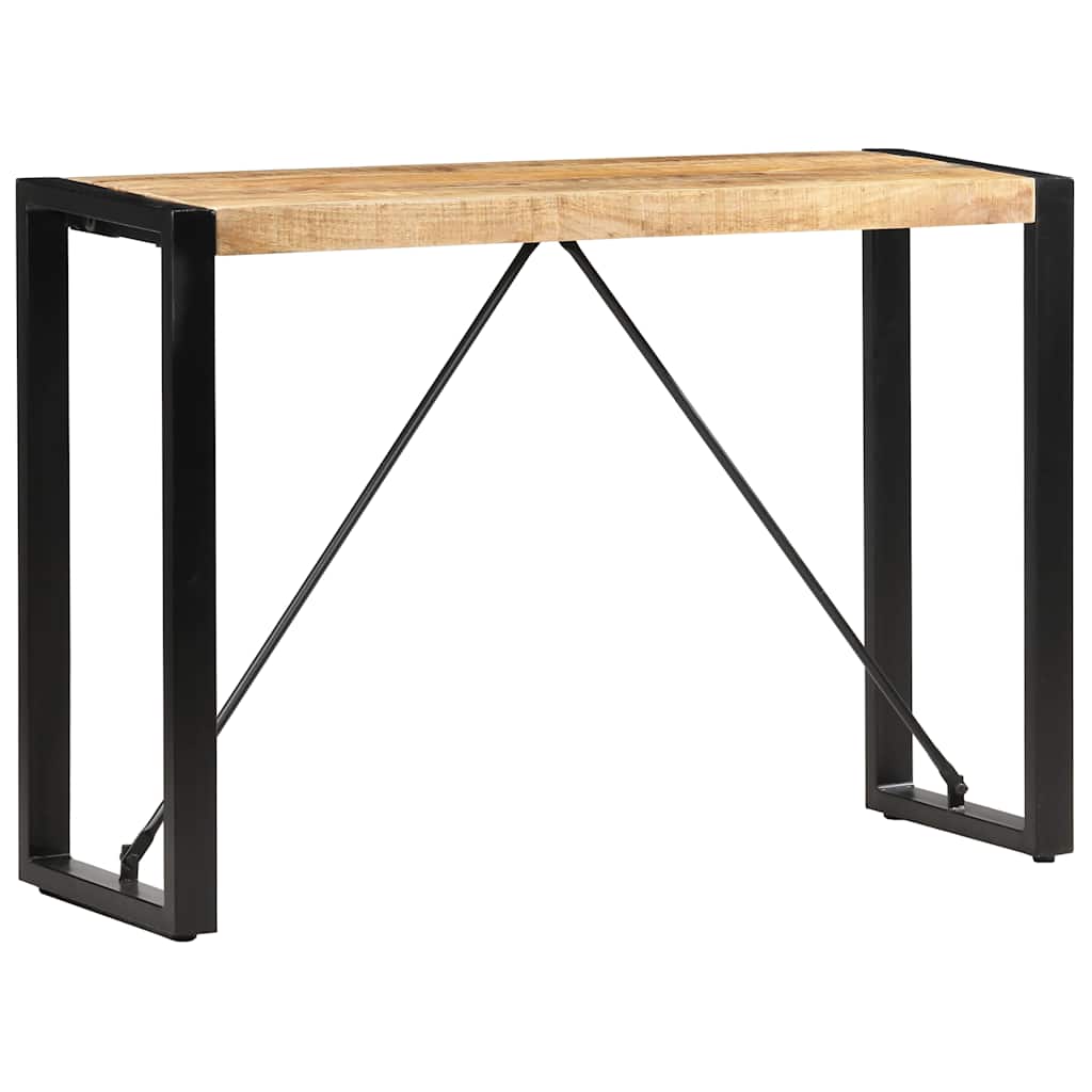 Tömör mangófa tálalóasztal 110 x 35 x 76 cm 7