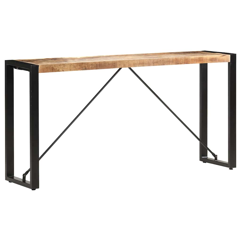Tömör mangófa tálalóasztal 150 x 35 x 76 cm 7