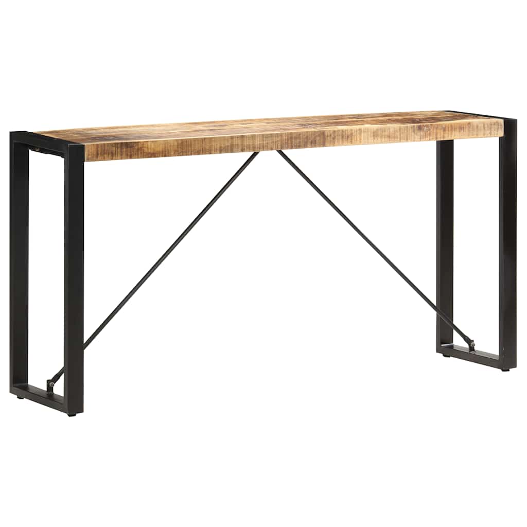 Tömör mangófa tálalóasztal 150 x 35 x 76 cm 8