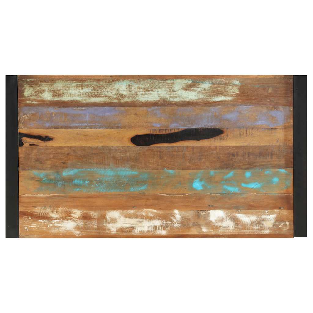 Tömör újrahasznosított fa bárasztal 110 x 60 x 110 cm 3